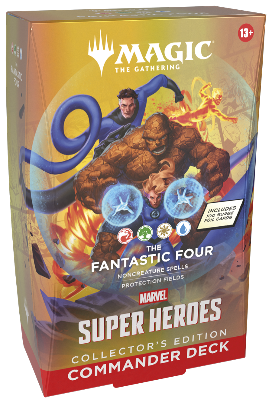 (image for) Marvel Super Heroes Commander Deck Collector's Edition The Fantastic Four